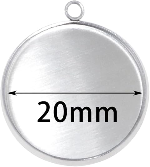 20 Pieces Stainless Steel Roun - Resin Crafts recensie en prijs