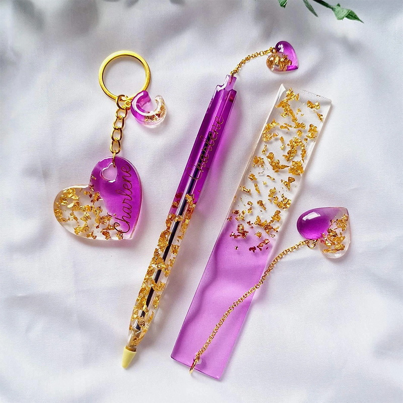 Transparent Pen and Bookmark S - Resin Pigment Set recensie en prijs