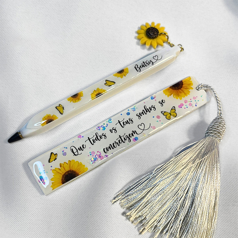 Transparent Pen and Bookmark S - Resin Pigment Set recensie en prijs
