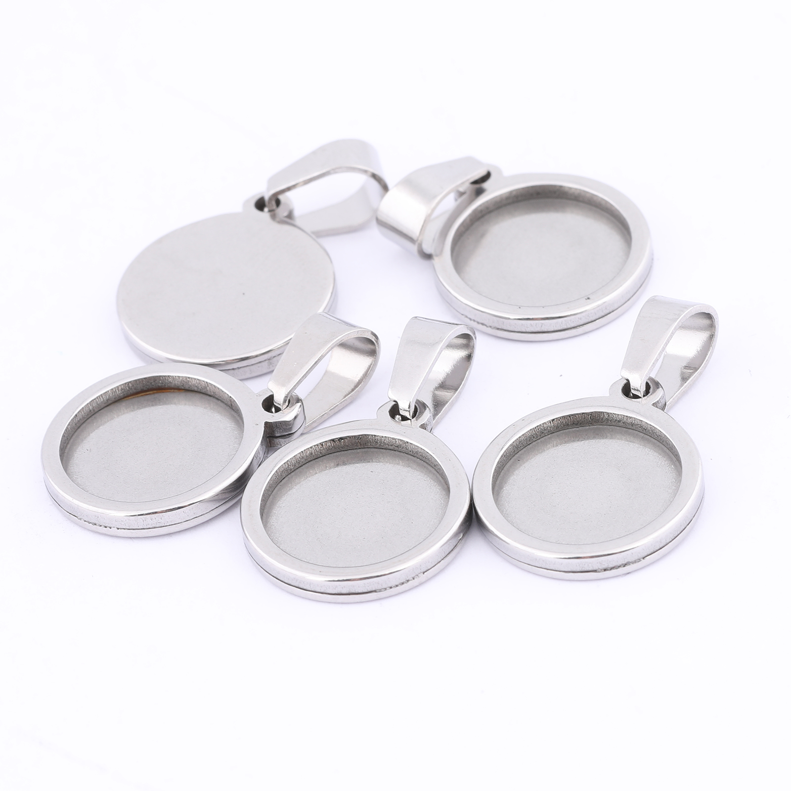10pcs Gold Plated Black 12mm R - Bezels Set Pendant recensie en prijs