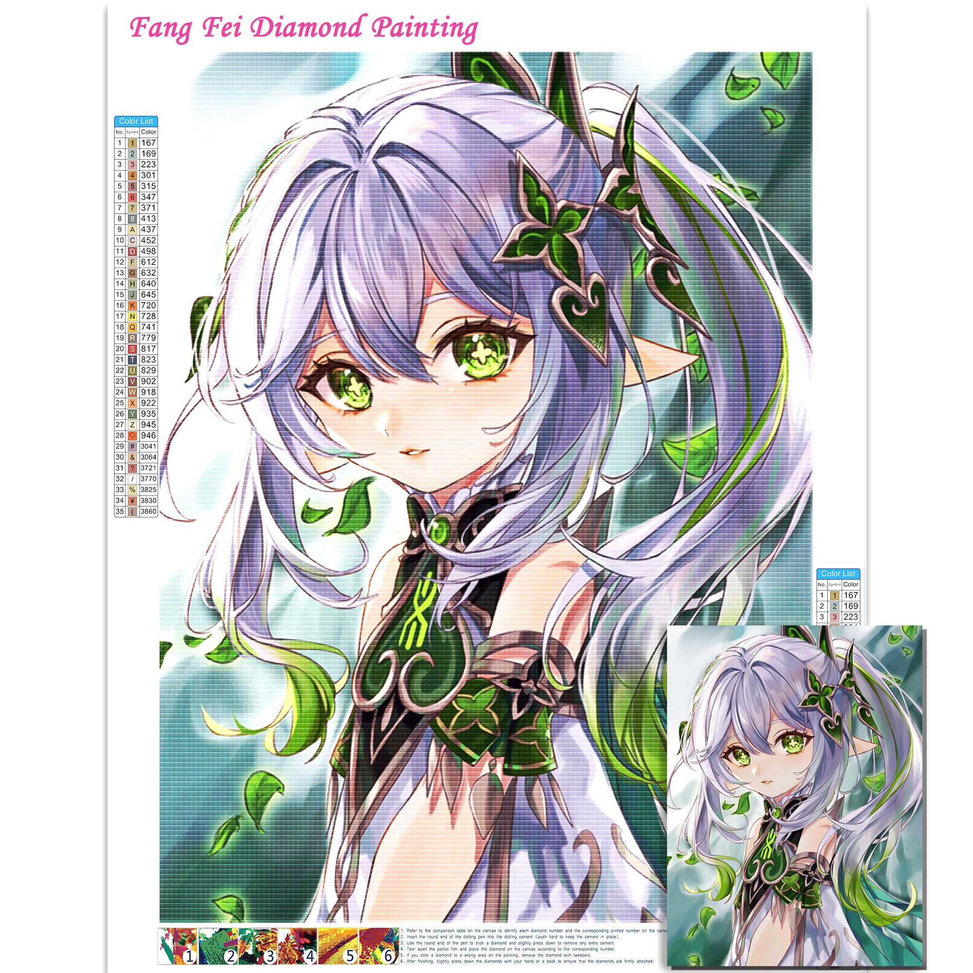 Anime Genshin Impact Full Dril - Resin Craft Genshin recensie en prijs
