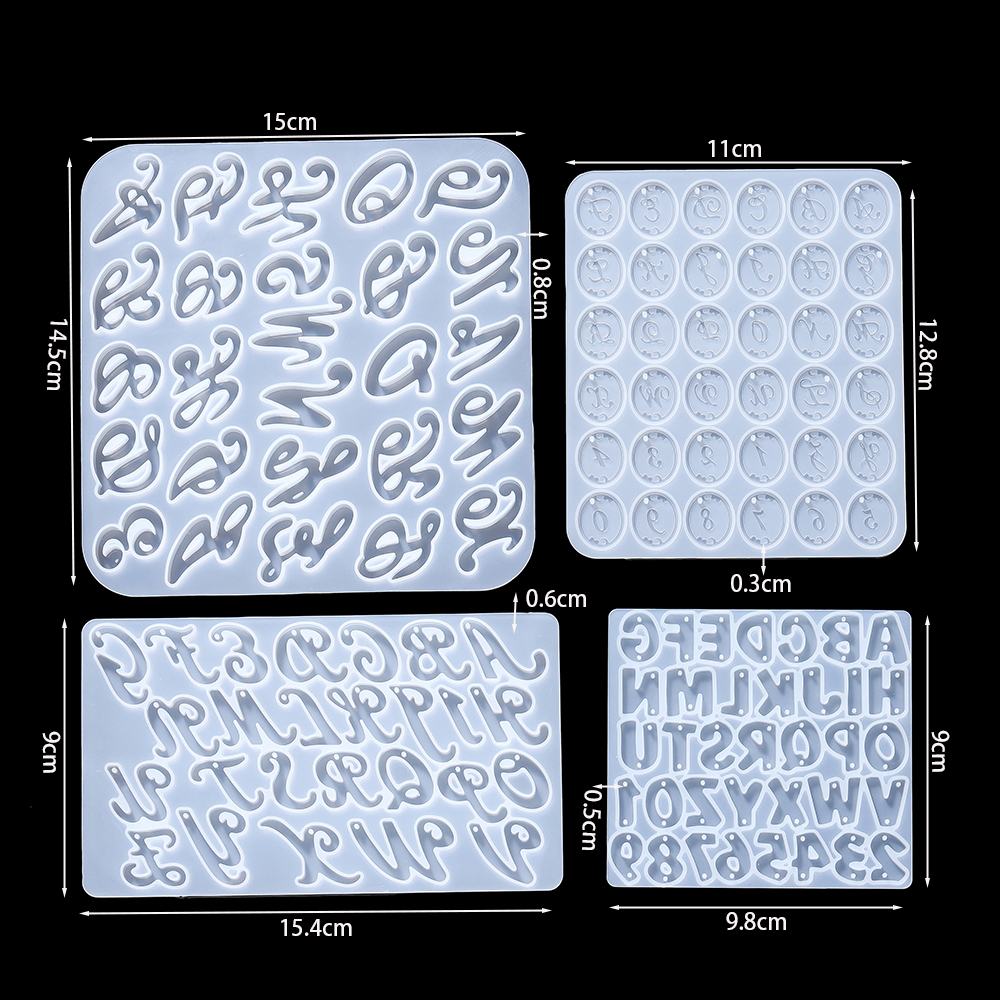 Alphabet Epoxy Resin Silicone  - Resin Pigment Set recensie en prijs