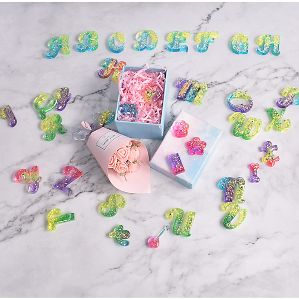 Alphabet Epoxy Resin Silicone  - Resin Pigment Set recensie en prijs