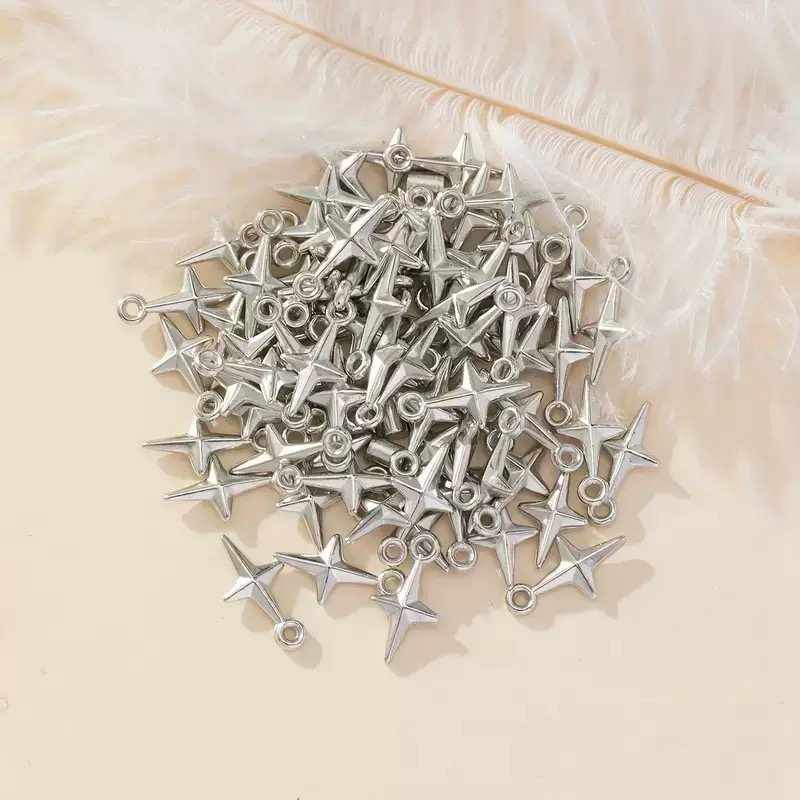 100pcs 16x8mm Charms Shining S - Resin Craft Projects recensie en prijs
