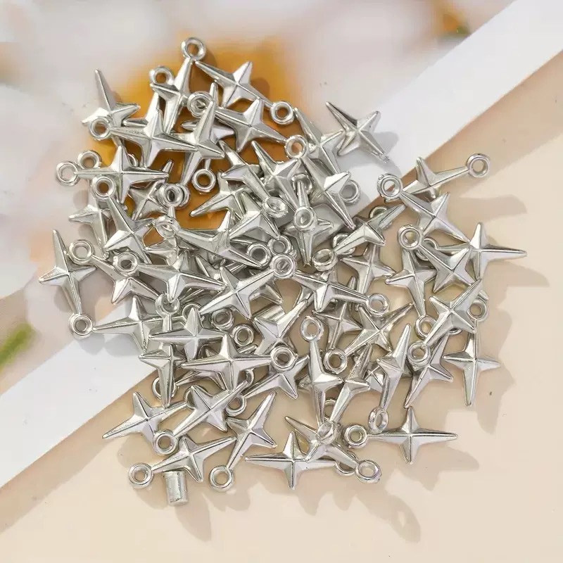 100pcs 16x8mm Charms Shining S - Resin Craft Projects recensie en prijs