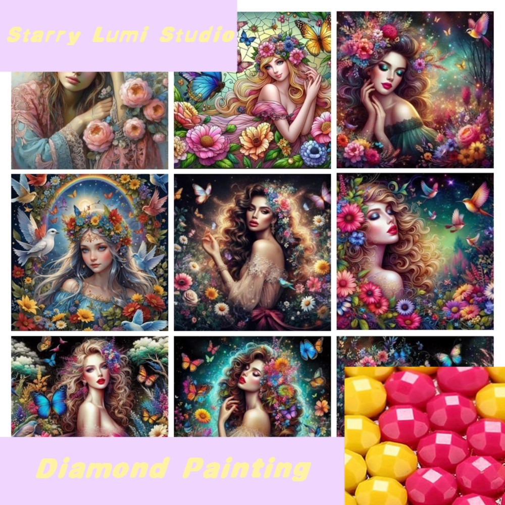 Diy 5d Diamond Painting Flower - Resin Jewelry Kit recensie en prijs