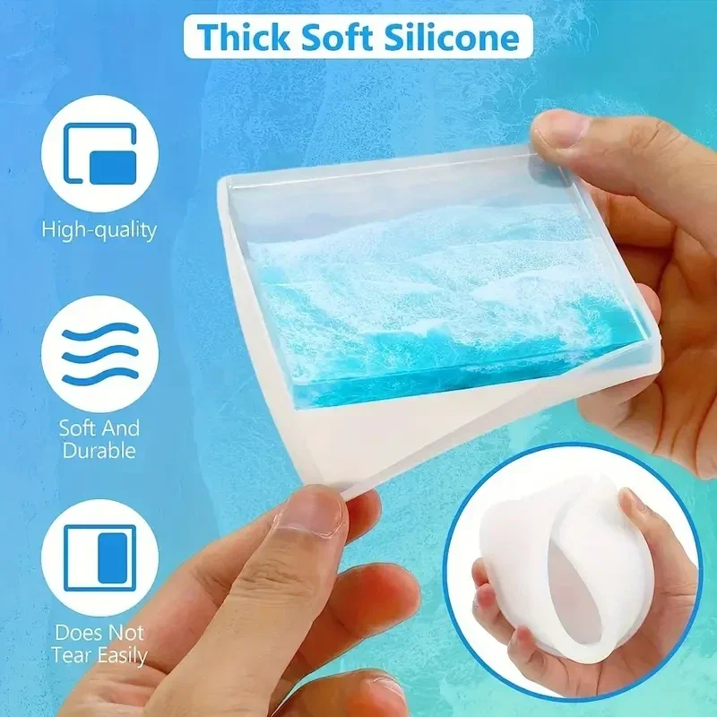 5Pcs/Set DlY Epoxy Resin Cup C - Serving Tray Mold recensie en prijs