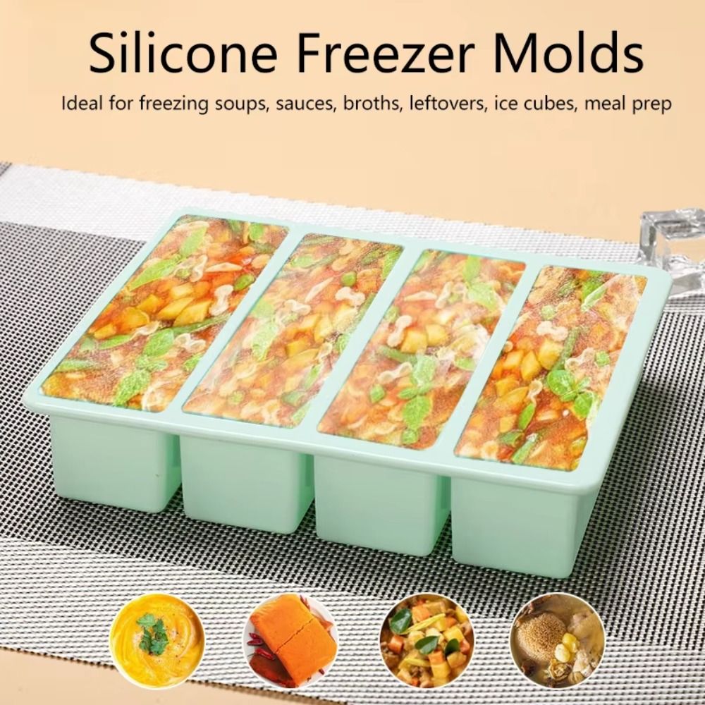 New 4 Grids Giant Storage For  - Serving Tray Mold recensie en prijs