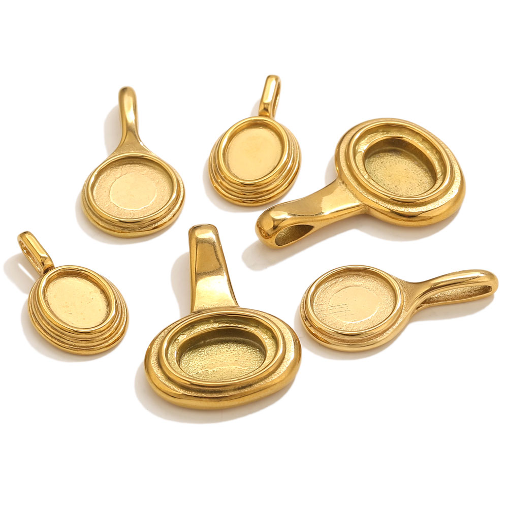 5pcs Stainless Steel Round Ova - Resin Craft Projects recensie en prijs