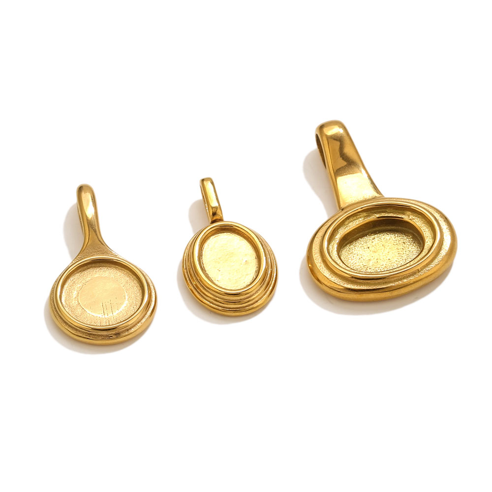 5pcs Stainless Steel Round Ova - Resin Craft Projects recensie en prijs