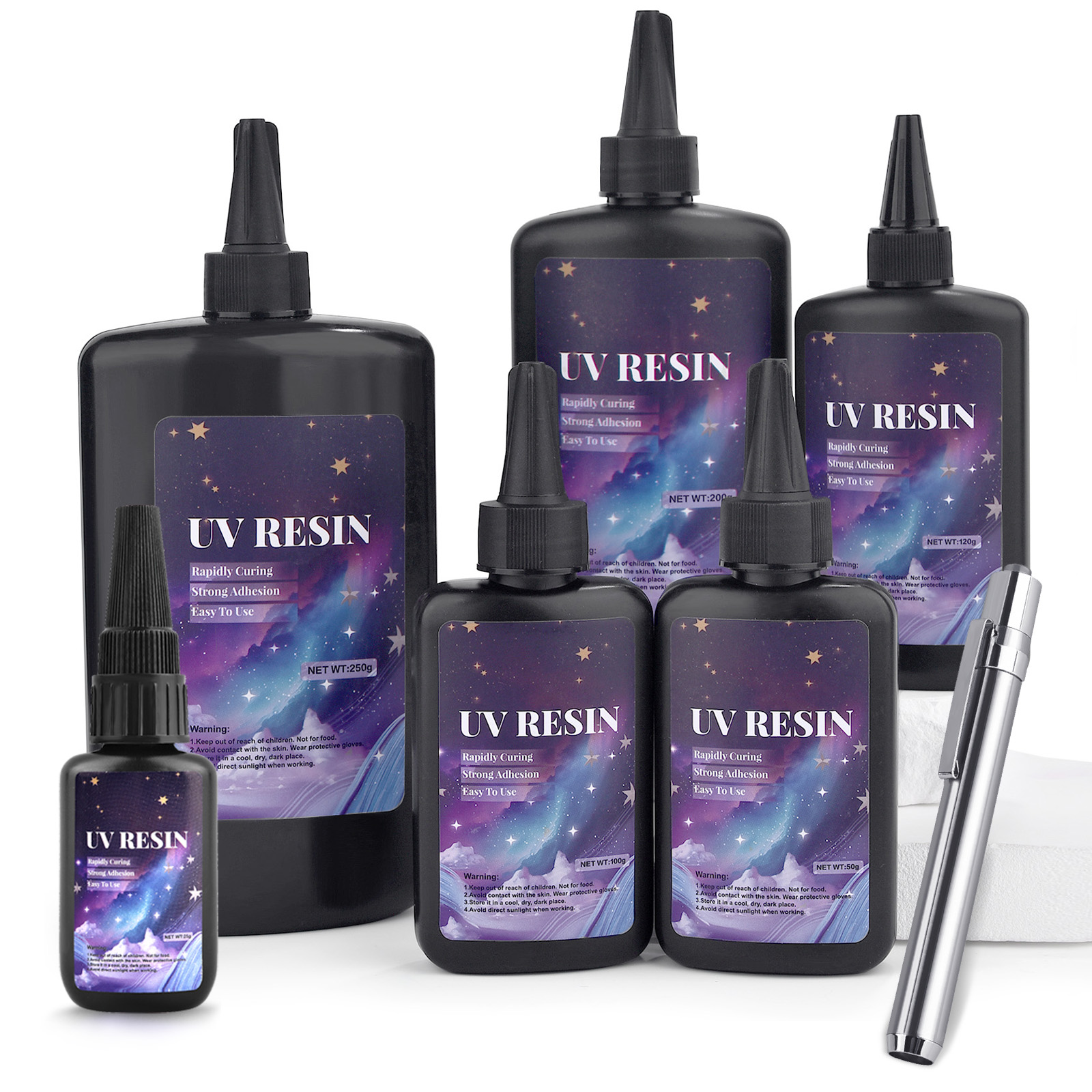 25/50/100/120/200/250g UV Fix  - Epoxy Uv Resin Kit recensie en prijs