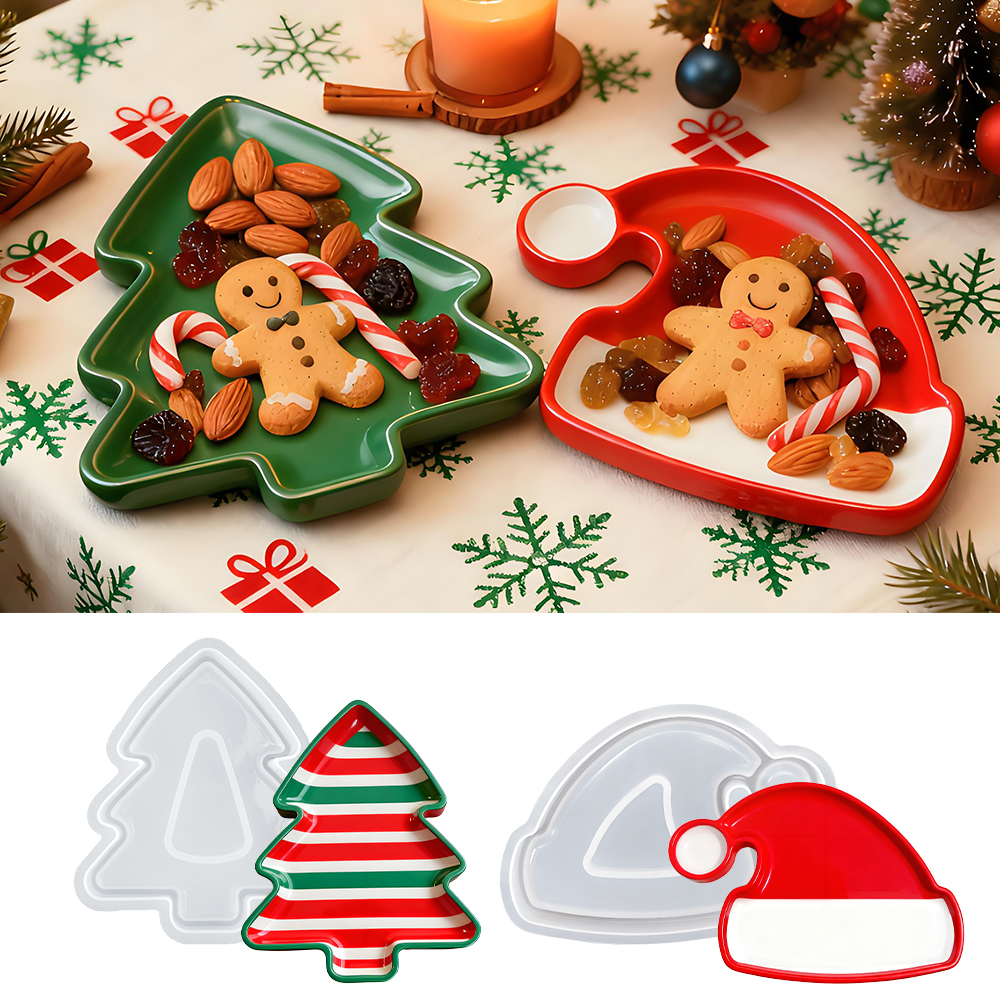 S0246 Christmas Tree Santa Hat - Serving Tray Mold recensie en prijs