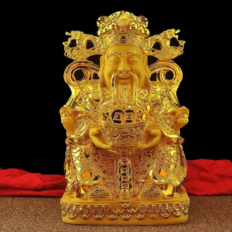 Feng Shui Gold God of Wealth L - Resin Crafts recensie en prijs