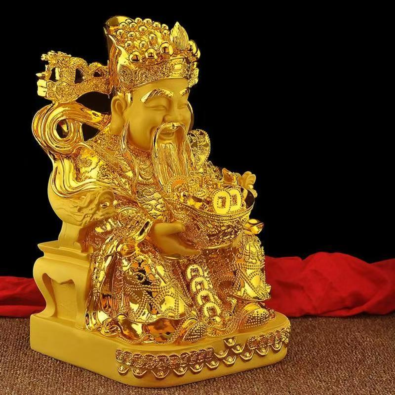 Feng Shui Gold God of Wealth L - Resin Crafts recensie en prijs