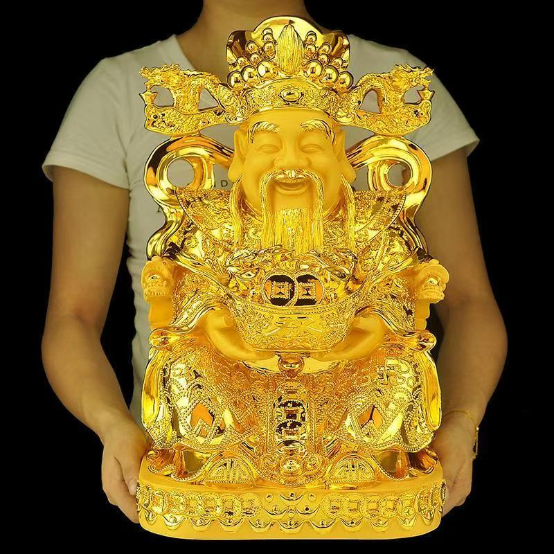Feng Shui Gold God of Wealth L - Resin Crafts recensie en prijs