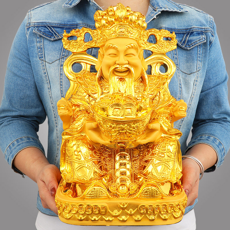 Feng Shui Gold God of Wealth L - Resin Crafts recensie en prijs