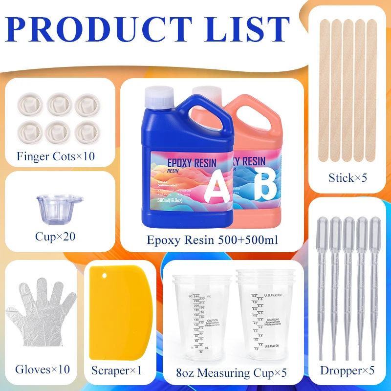 Easy Mixing Epoxy Resin Kit Cr - Epoxy Uv Resin Kit recensie en prijs