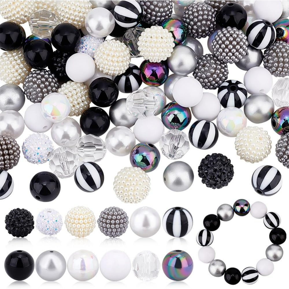 106pcs Chunky Beads 12 Styles  - Resin Crafts recensie en prijs