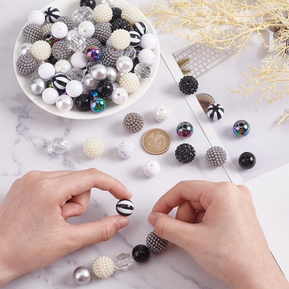 106pcs Chunky Beads 12 Styles  - Resin Crafts recensie en prijs