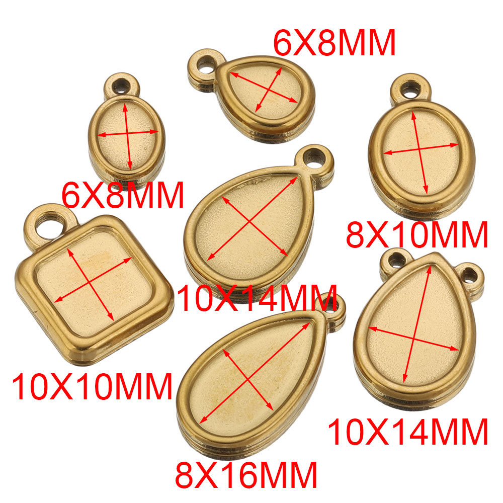 5pcs Stainless Steel Square Dr - Resin Craft Projects recensie en prijs