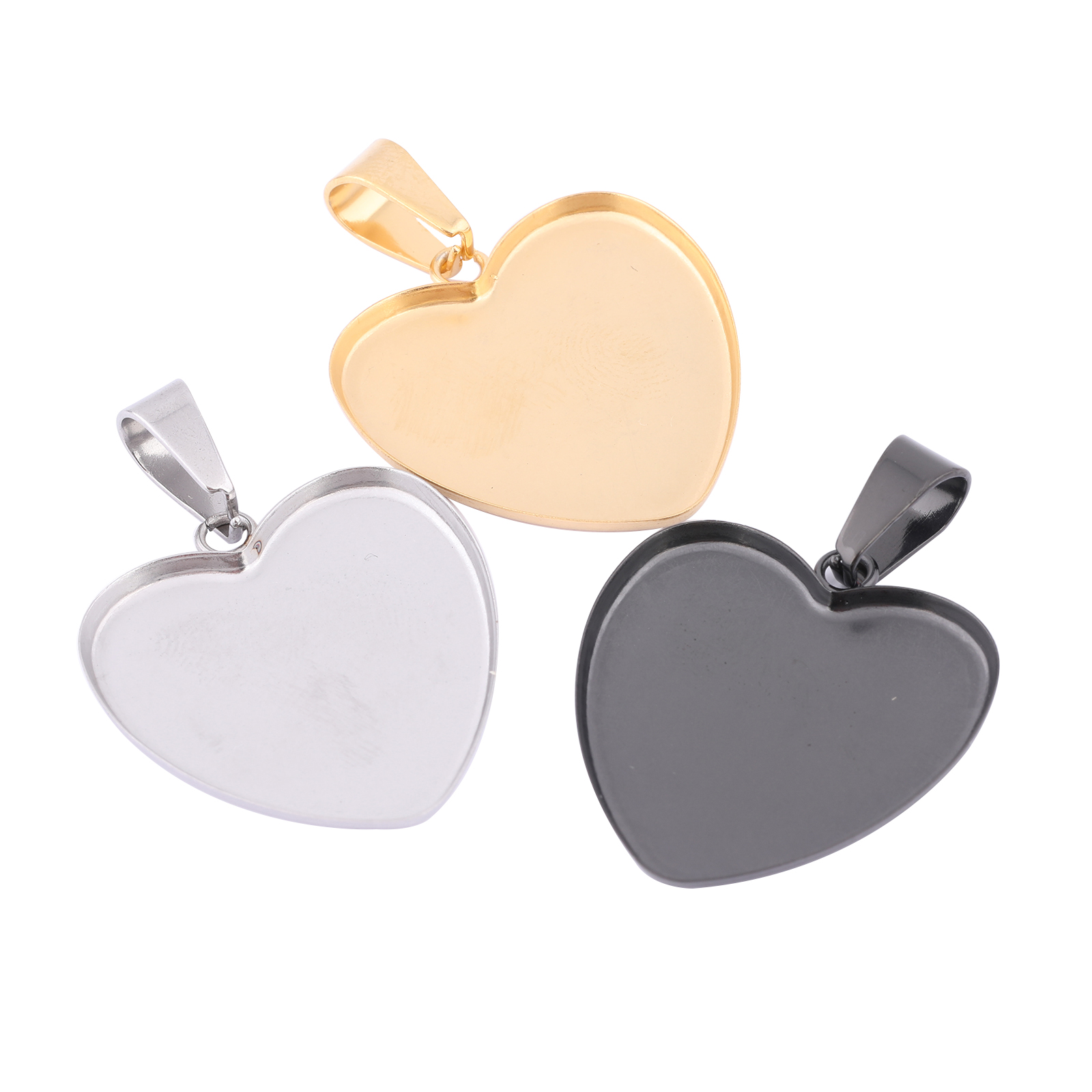 10pcs Stainless Steel Gold Pla - Bezels Set Pendant recensie en prijs