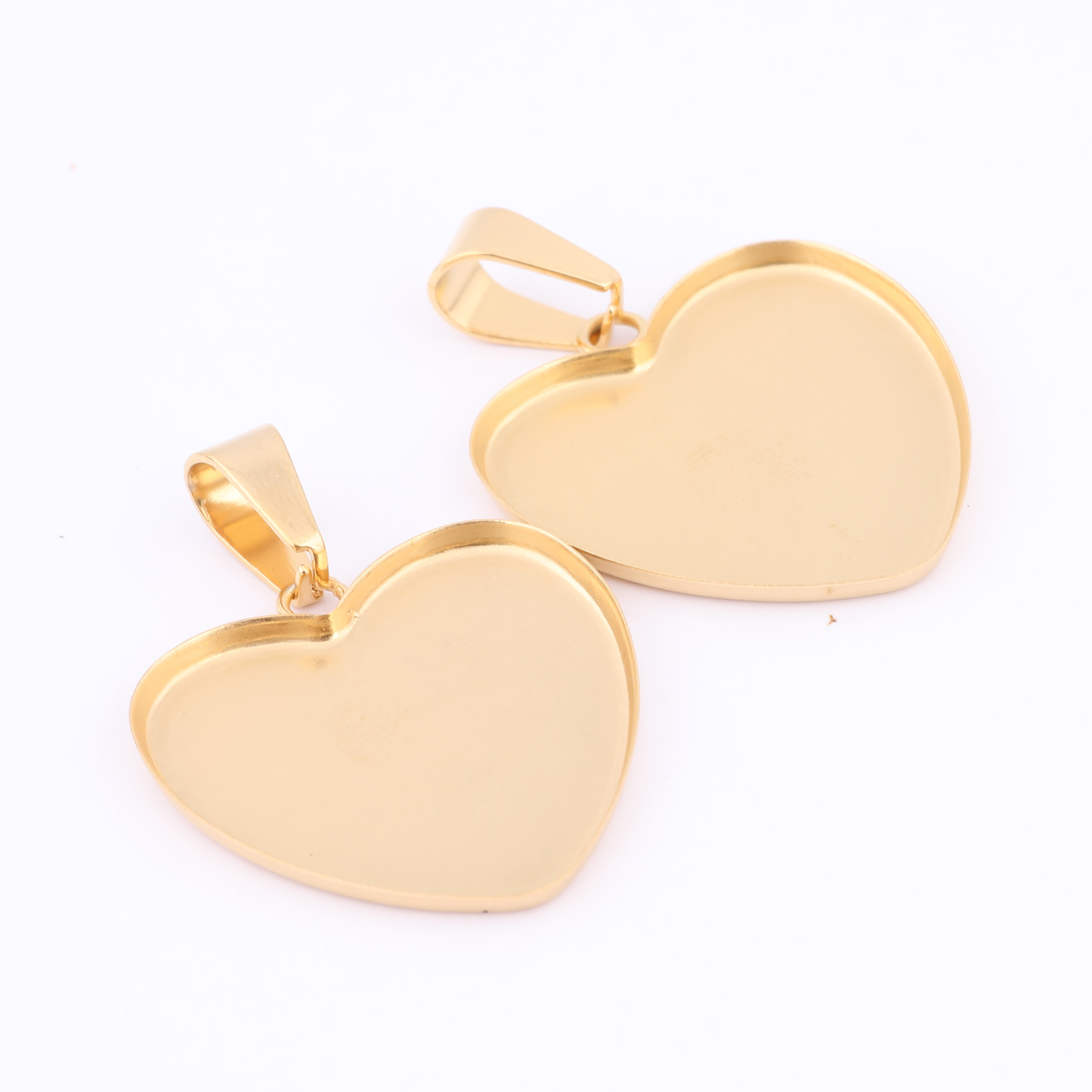 10pcs Stainless Steel Gold Pla - Bezels Set Pendant recensie en prijs
