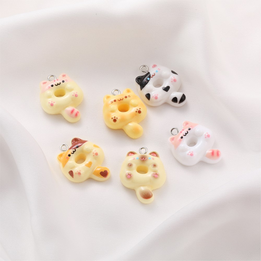 10Pcs Kawaii Cartoon Cat Resin - Resin Craft Projects recensie en prijs