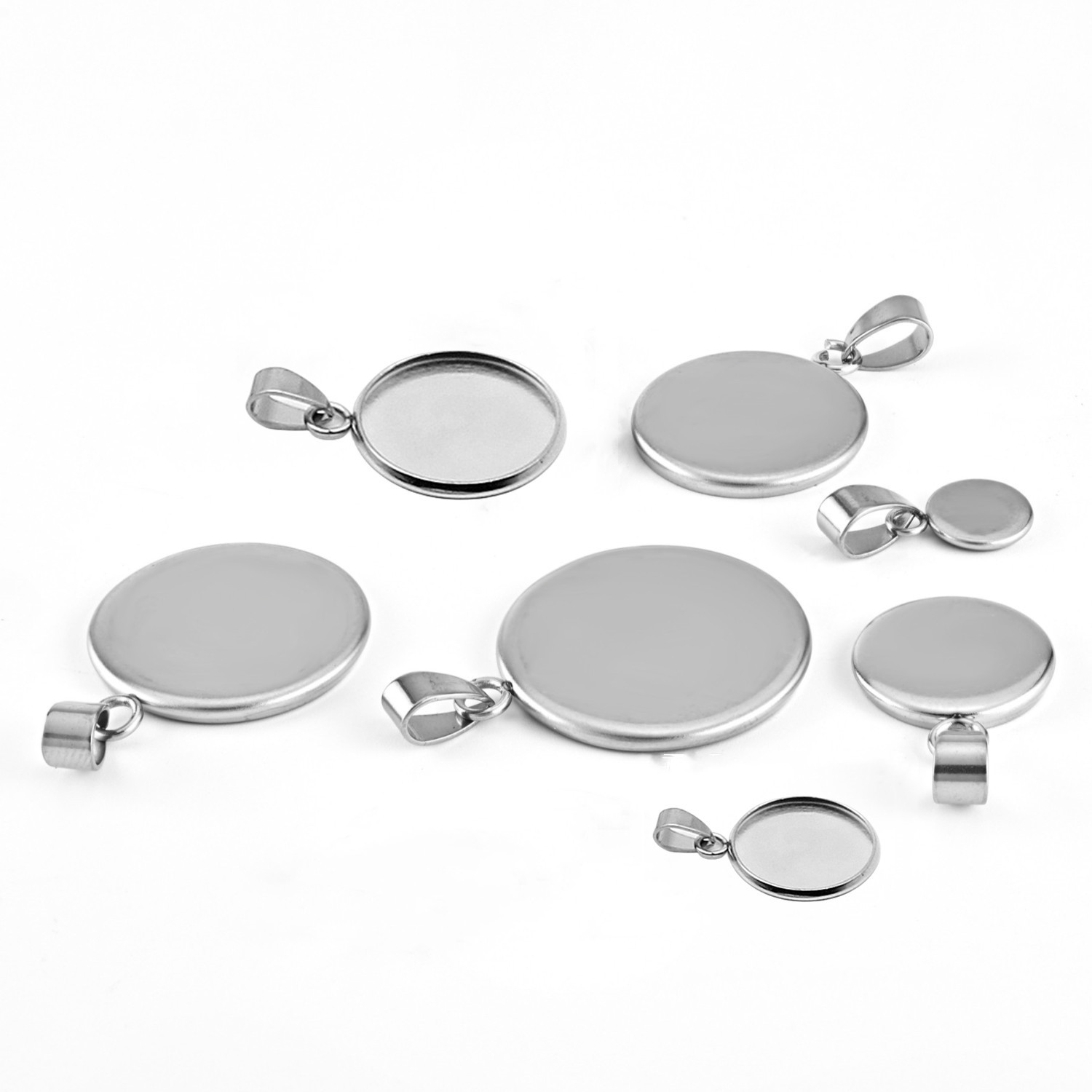 10pcs 316 Stainless Steel 6~20 - Bezels Set Pendant recensie en prijs
