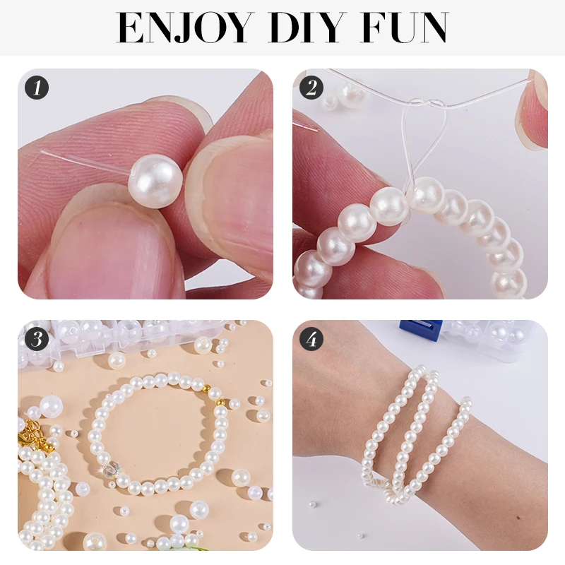 800pcs Artificial Faux Pearl R - Resin Crafts recensie en prijs