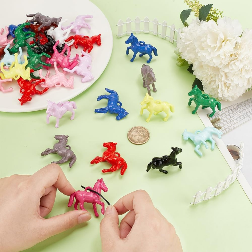 48pcs Opaque Acrylic Pendants  - Resin Crafts recensie en prijs