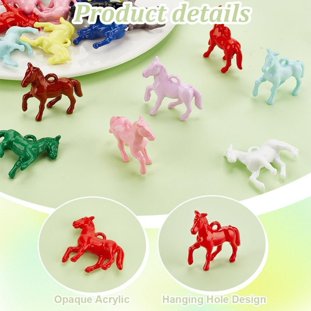 48pcs Opaque Acrylic Pendants  - Resin Crafts recensie en prijs