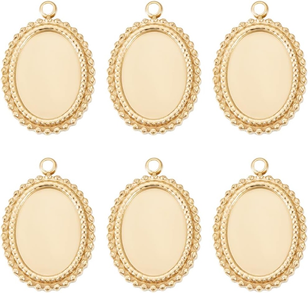 6Pcs Cabochon Settings Charms  - Bezels Set Pendant recensie en prijs