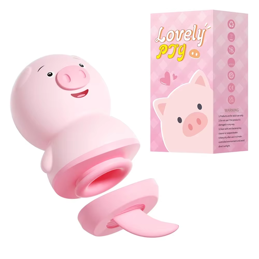 Mini Pig Licking Tongue Vibrat - Vacuum Chamber Small recensie en prijs
