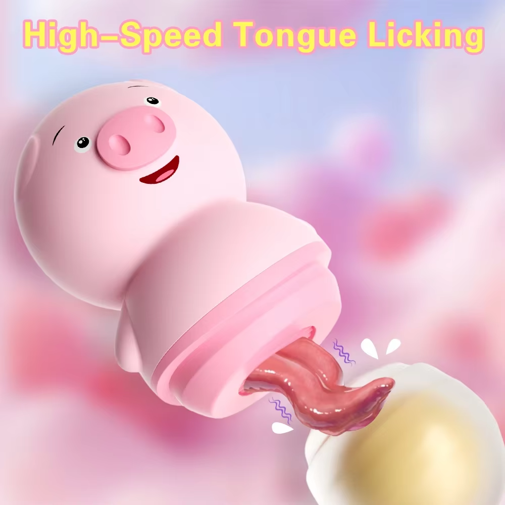 Mini Pig Licking Tongue Vibrat - Vacuum Chamber Small recensie en prijs