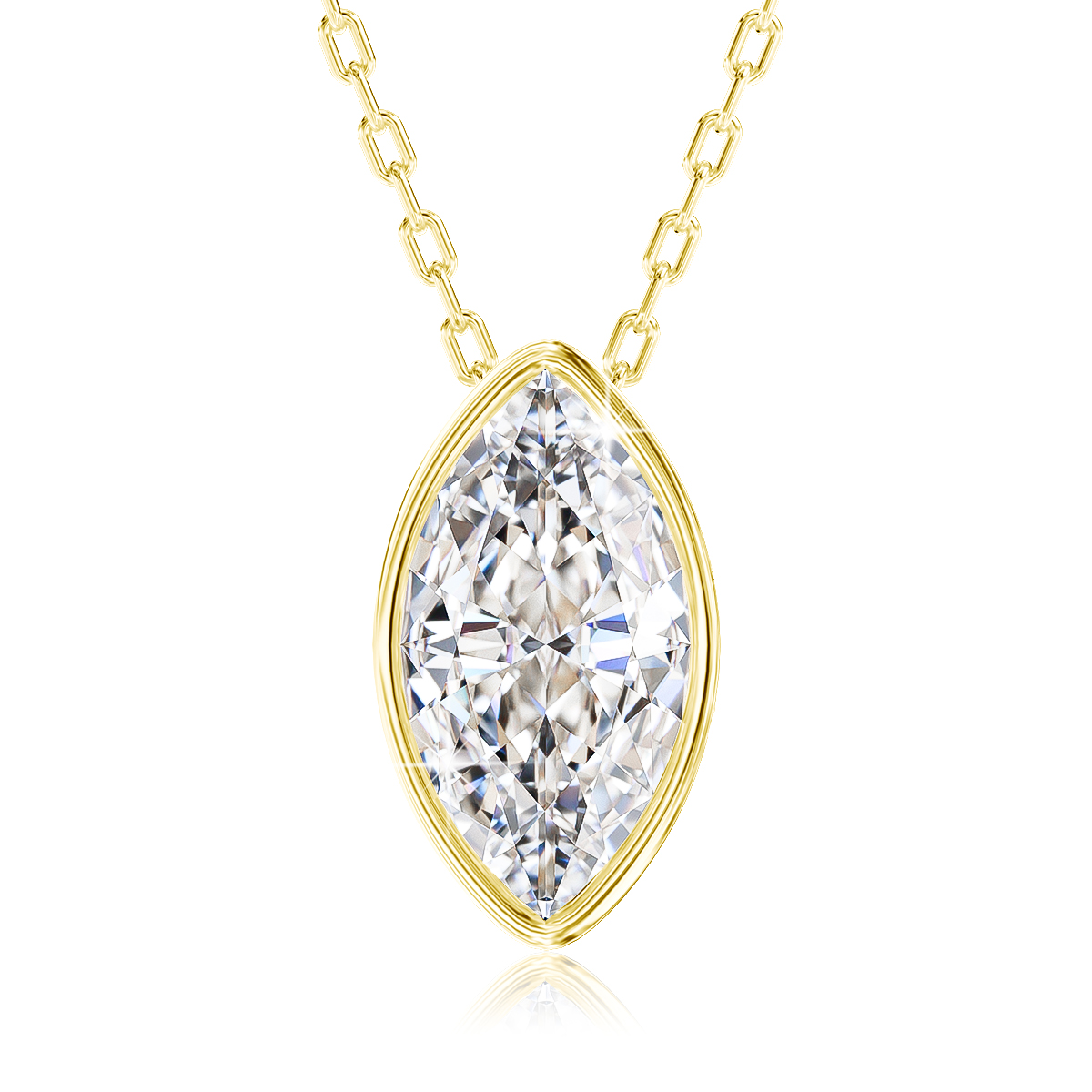 14K Gold Filled Bezel Set Marq - Bezels Set Pendant recensie en prijs
