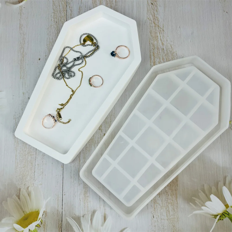 Halloween Coffin Resin Mold Tr - Serving Tray Mold recensie en prijs