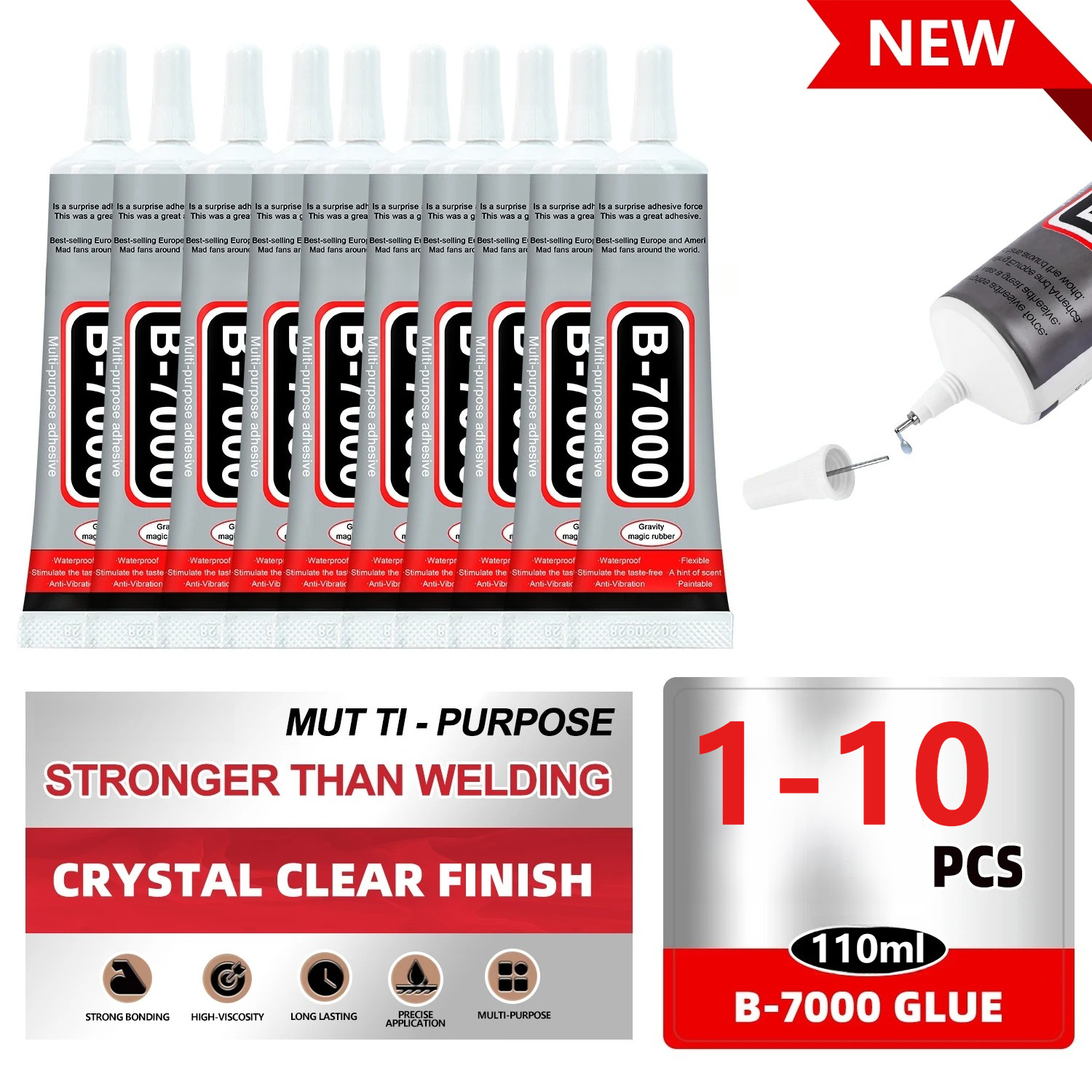 Super Glue B-7000 Loolifl 1-10 - Resin Crafts recensie en prijs