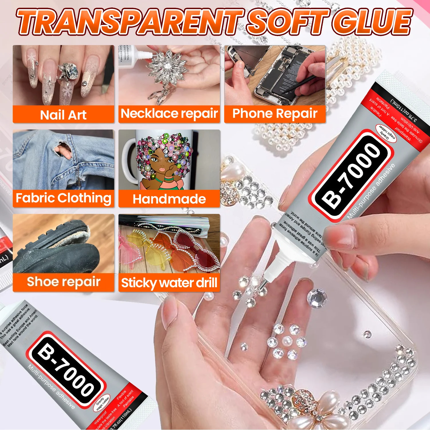 Super Glue B-7000 Loolifl 1-10 - Resin Crafts recensie en prijs