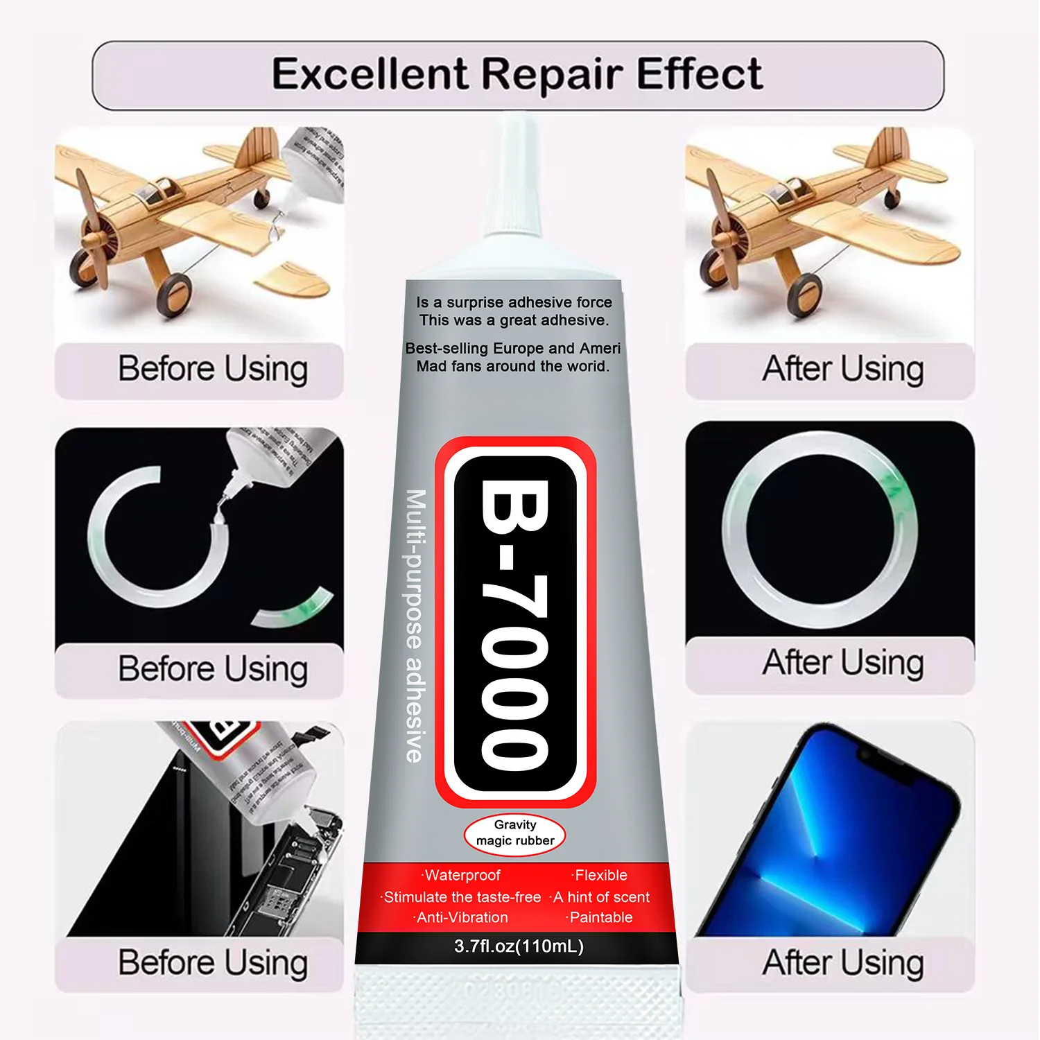 Super Glue B-7000 Loolifl 1-10 - Resin Crafts recensie en prijs