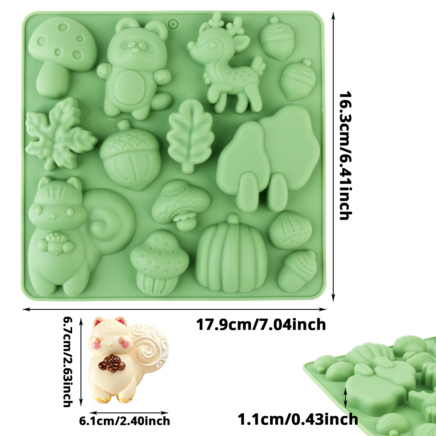1 Silicone Cake Mold in the Sh - Resin Craft Projects recensie en prijs