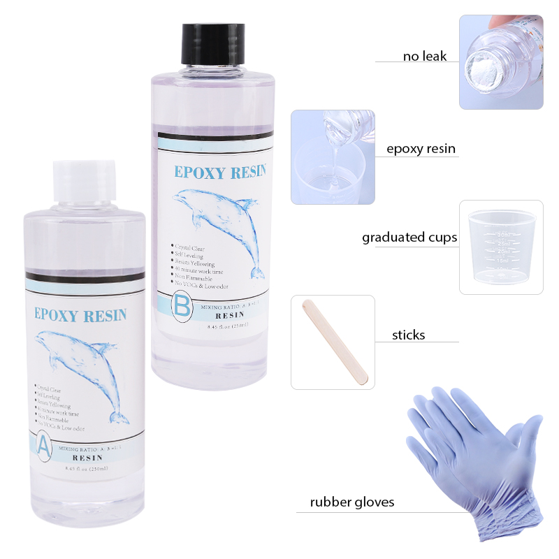 1:1 Clear Epoxy Resin Crystal  - Resin Pigment Set recensie en prijs