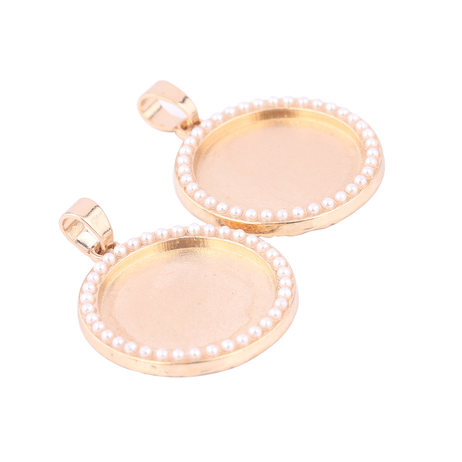 5pcs Kc Gold Pearl Cabochon Ba - Bezels Set Pendant recensie en prijs