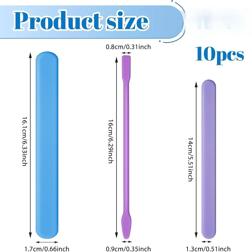 10 Count Silicone Stirring Too - Resin Craft Workshop recensie en prijs