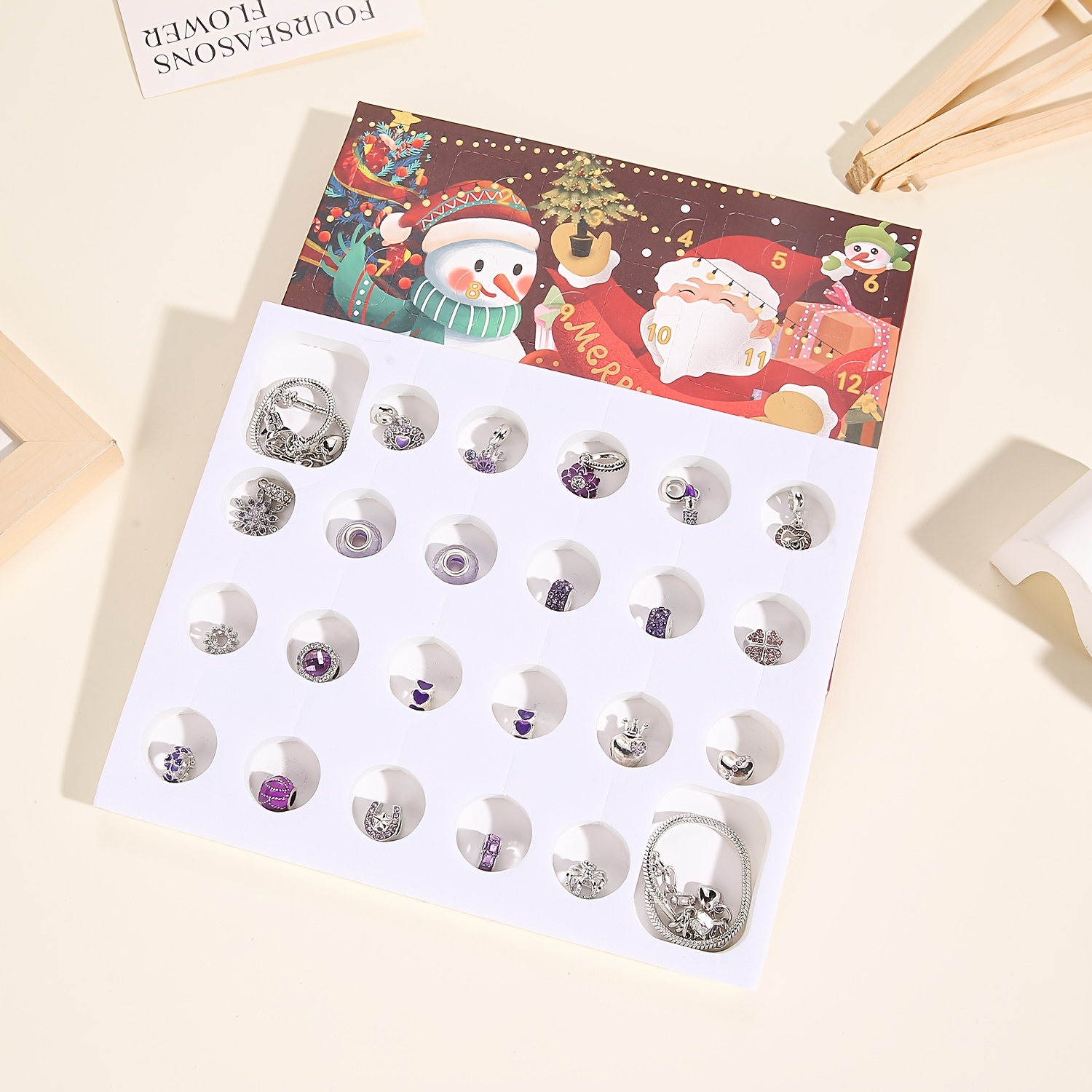 Christmas purple beads DIY jew - Resin Jewelry Kit recensie en prijs
