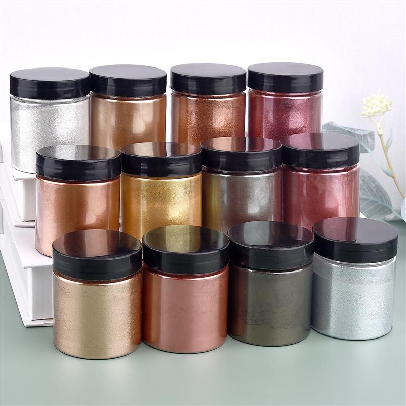 50g Shimmer Metallic Gold Silv - Resin Pigment Set recensie en prijs