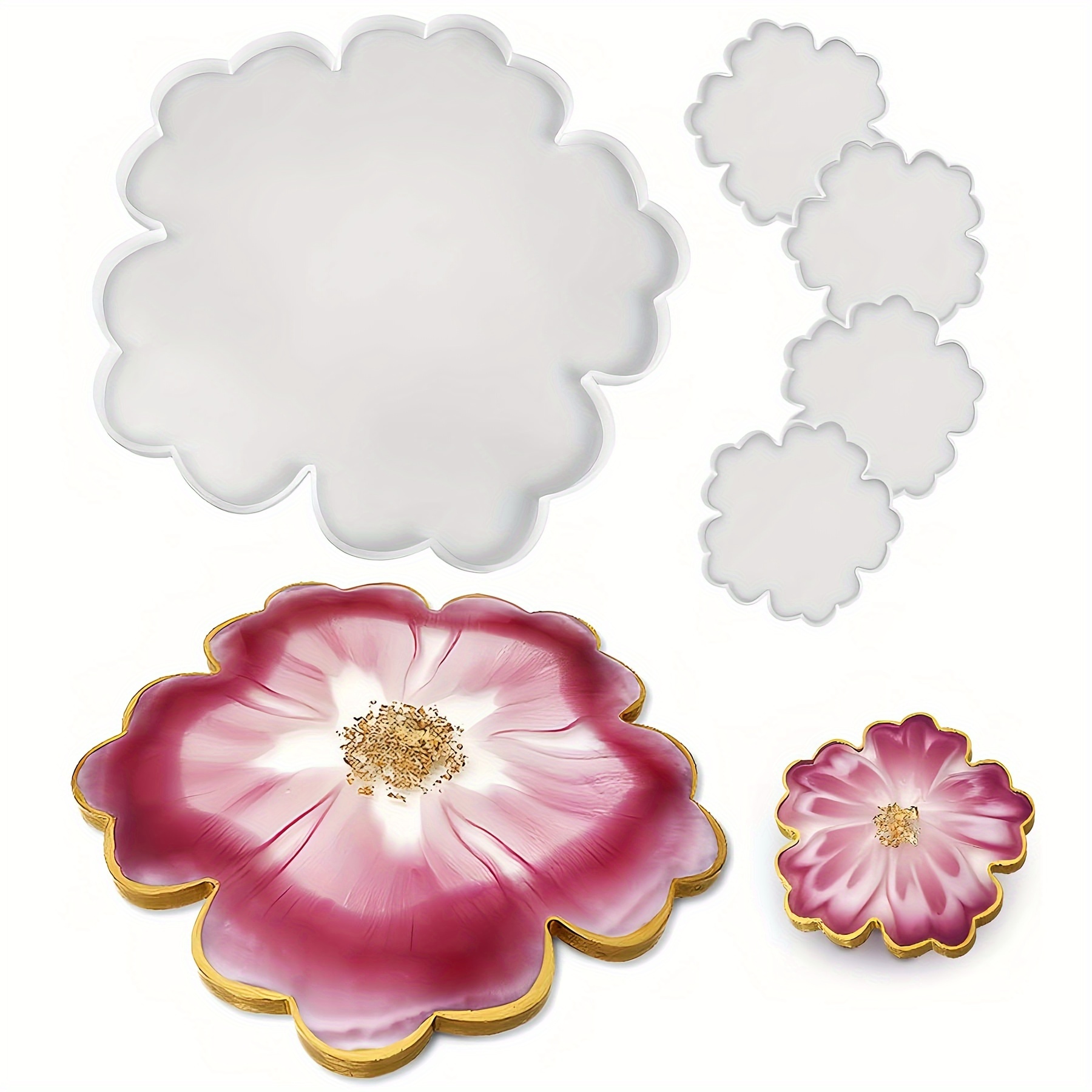 1-piece 13-inch large flower t - Serving Tray Mold recensie en prijs