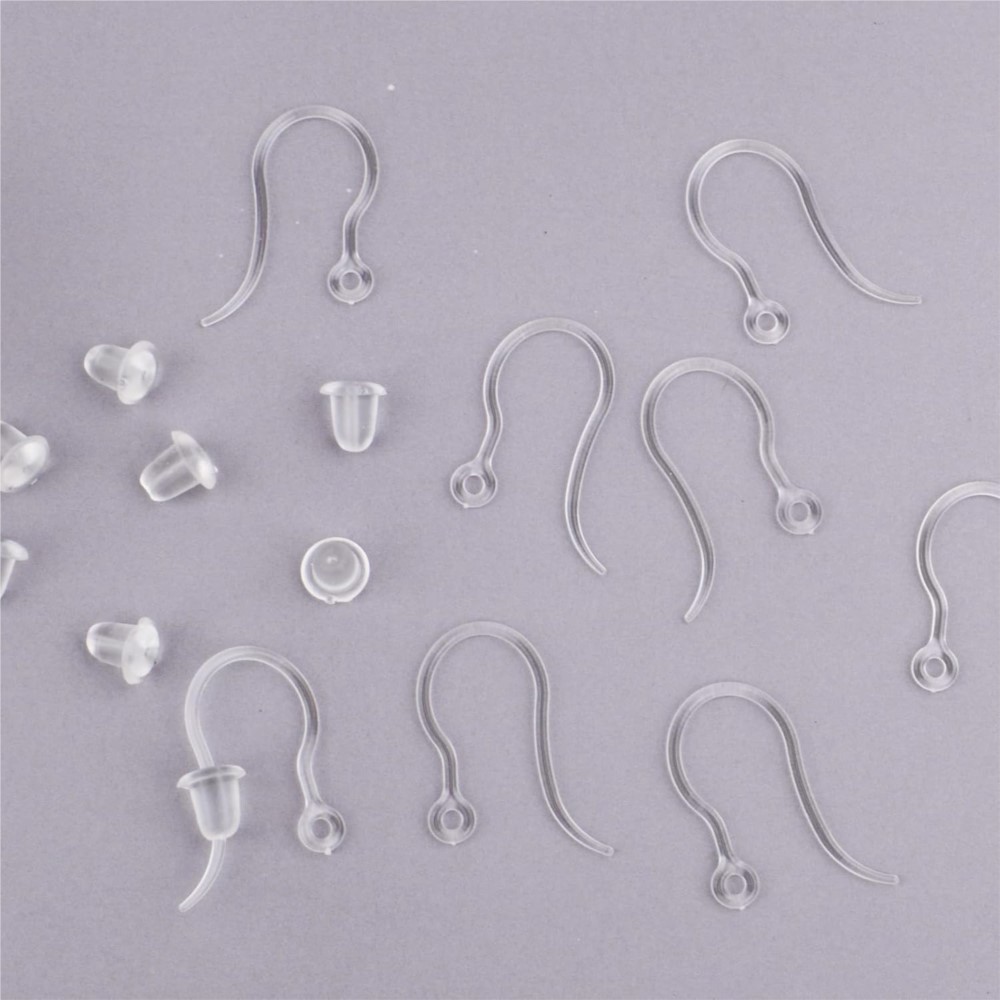 40pcs Clear Plastic Earring Ho - Resin Craft Projects recensie en prijs