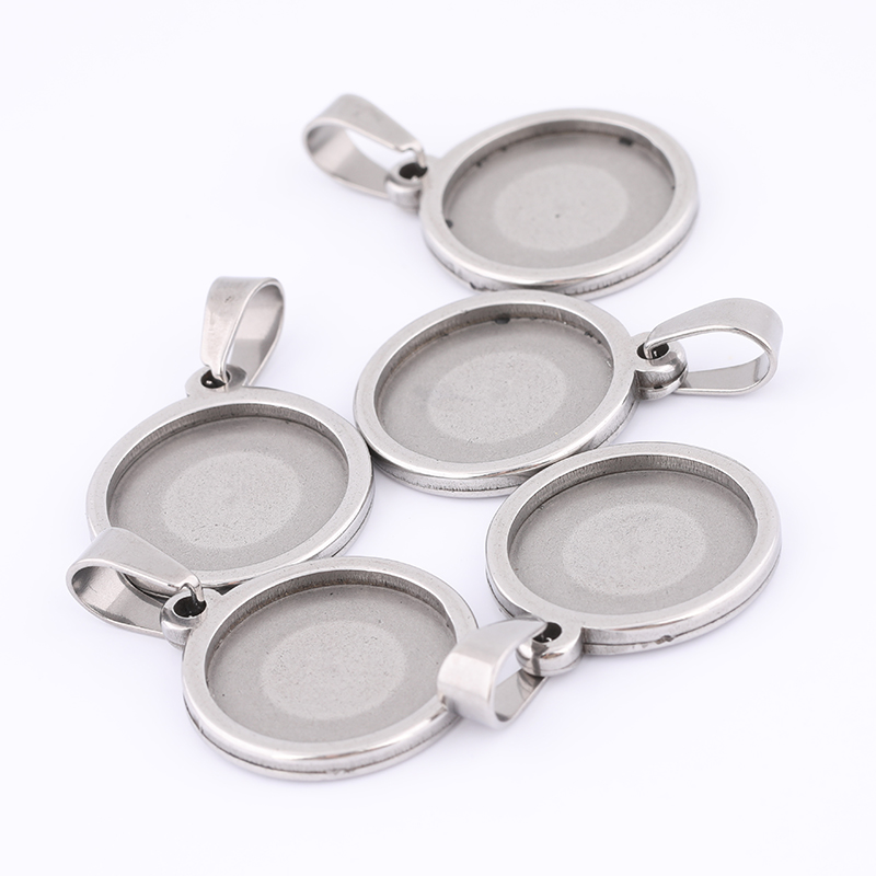 10pcs 15mm Round Cabochon Base - Bezels Set Pendant recensie en prijs