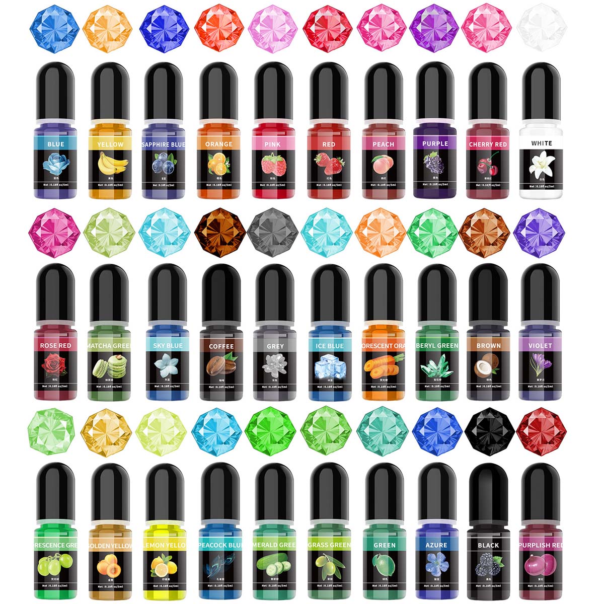 5ml/Bottle Epoxy Resin Pigment - Epoxy Uv Resin Kit recensie en prijs