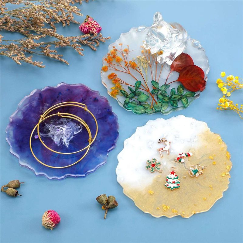 ABVT-12 Pieces Resin Coaster M - Geode Mold Silicone recensie en prijs